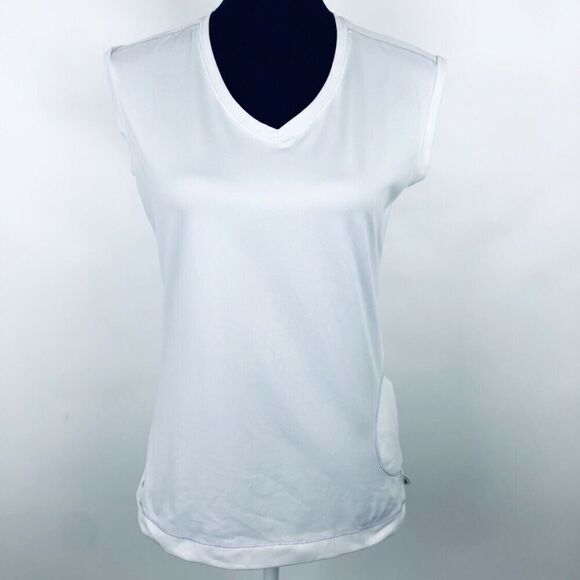 ✨ALO White CoolFit V-Neck Yoga Tank✨ - Picture 2 of 7